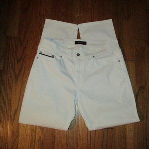 BUGATCHI White Straight Leg Jeans Men Sz 34